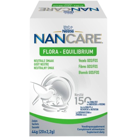 NAN CARE Flora - Equilibrium Suplement diety dla niemowląt i małych dzieci 44 g (20 x 2,2 g)