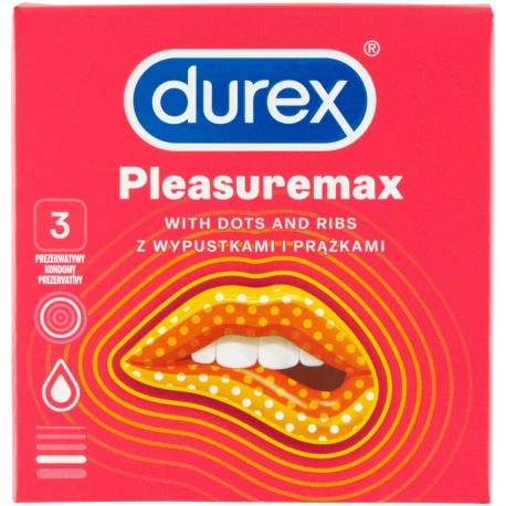 Durex Pleasuremax Prezerwatywy 3 sztuki