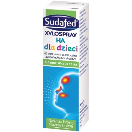 Sudafed Xylospray HA dla dzieci Aerozol do nosa 10 ml