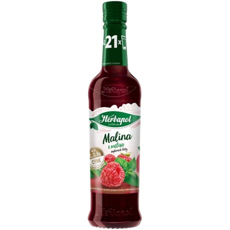 Herbapol Suplement diety malina z melisą 420 ml