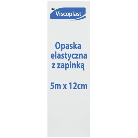 Viscoplast Opaska elastyczna z zapinką 5 m x 12 cm