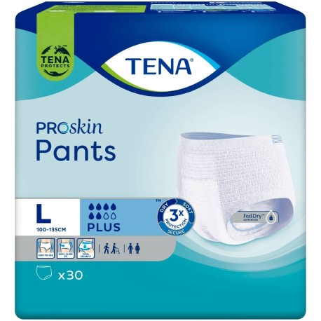 TENA ProSkin Pants Plus Wyrób medyczny majtki chłonne L 30 sztuk