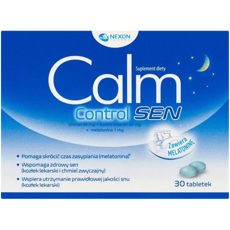 Calm Control Sen Suplement diety 30 sztuk