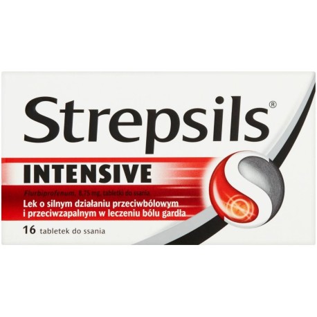 Strepsils Intensive Tabletki do ssania 16 sztuk