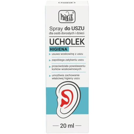 Ucholek Higiena Spray do uszu 20 ml