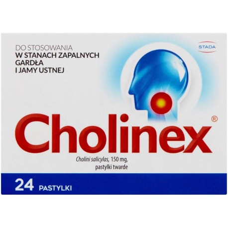 Cholinex Pastylki 24 sztuki