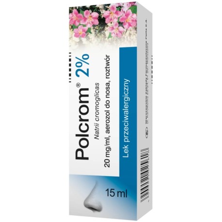 Polcrom 2 % aerozol do nosa flakon 15 ml