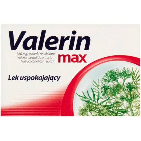 Valerin max Lek uspokajający 10 sztuk