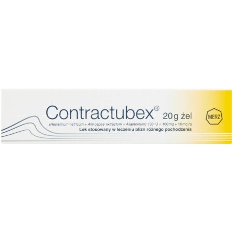 Contractubex 50 IU + 100 mg + 10 mg Żel 20 g