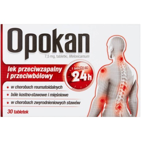 Opokan Lek przeciwzapalny i przeciwbólowy 30 sztuk
