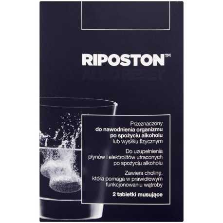 Riposton Tabletki musujące 8 g (2 x 4 g)