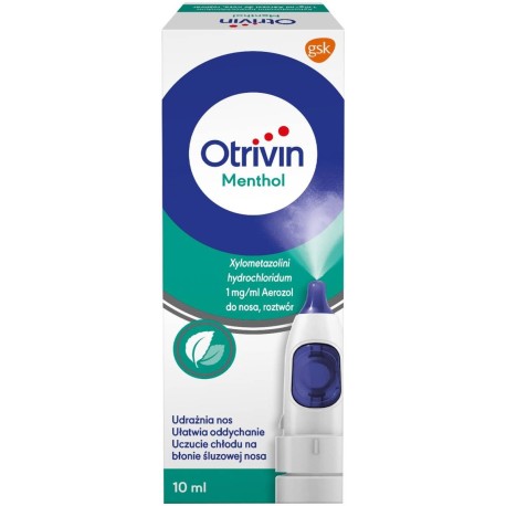 Otrivin Menthol Aerozol do nosa 1 mg/ml 10 ml