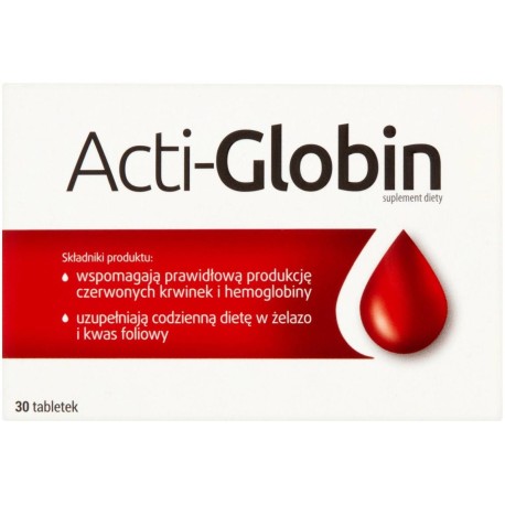 Acti-Globin Suplement diety 30 tabletek