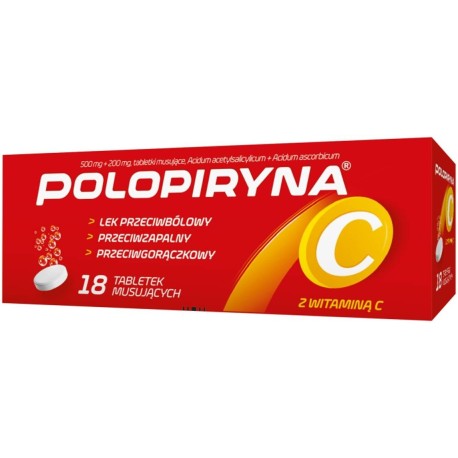 Polopiryna C (500mg + 200mg) x 18 tabl. mus.