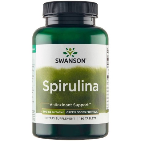 Swanson Suplement diety spirulina 147 g (180 sztuk)