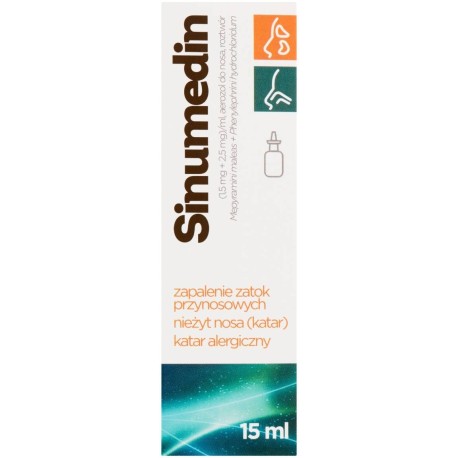 Sinumedin Aerozol do nosa 15 ml