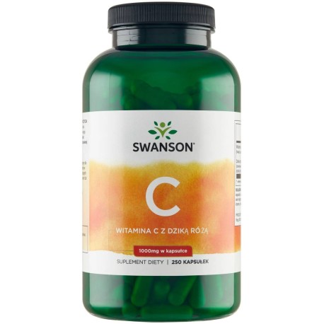 Swanson Suplement diety witamina C 1000 mg z dziką różą 275 g (250 sztuk)