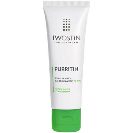 Iwostin Purritin Krem reduktor niedoskonałości na noc 40 ml