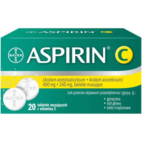 Aspirin C Tabletki musujące 20 tabletek