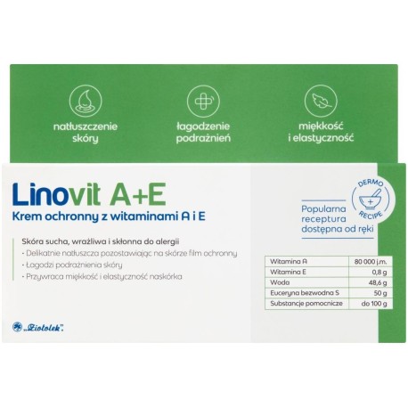 Linovit A+E Krem ochronny z witaminami A i E 50 g