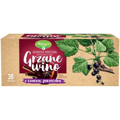 Herbatka o smaku grzane wino z czarną porzeczką 60 g (30 x 2 g)