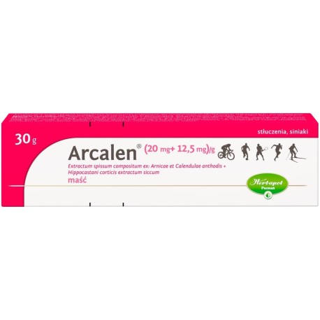 Arcalen 20 mg + 12,5 mg Maść 30 g