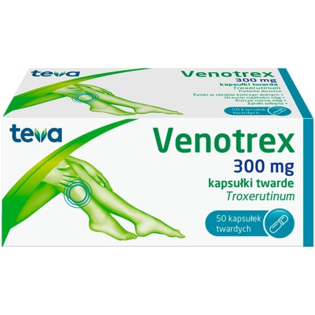 Venotrex 300 mg Kapsułki twarde 50 sztuk