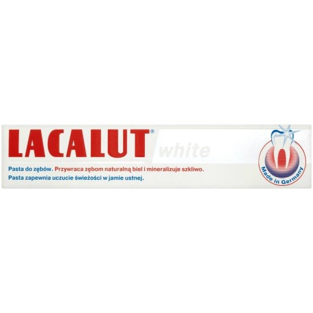 Lacalut white Pasta do zębów 75 ml