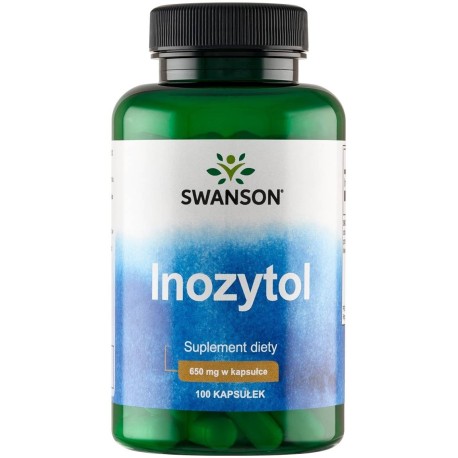 Swanson Suplement diety inozytol 650 mg 105 g (100 sztuk)