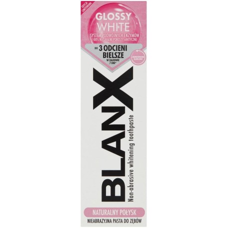 Blanx Glossy White Nieabrazyjna pasta do zębów 75 ml