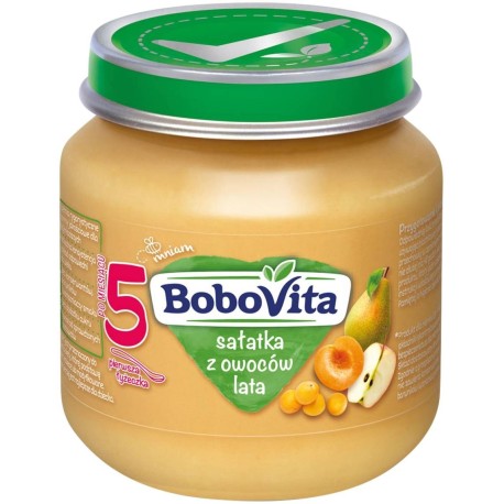 BoboVita Sałatka z owoców lata po 5 miesiącu 125 g