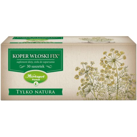 Tylko Natura Suplement diety zioła do zaparzania koper włoski fix 60 g (30 sztuk)