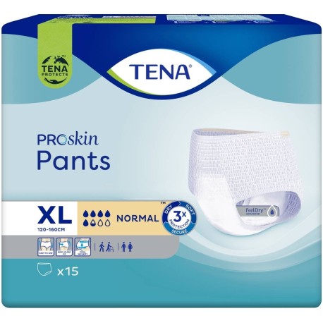 TENA ProSkin Pants Normal Wyrób medyczny majtki chłonne XL 15 sztuk