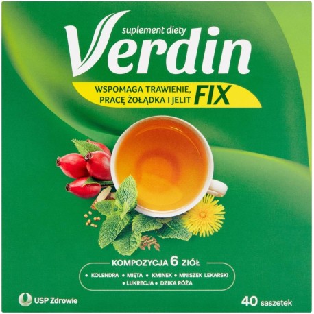 Verdin Fix Suplement diety kompozycja 6 ziół 72 g (40 x 1,8 g)