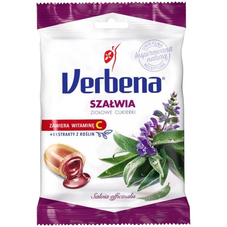 Verbena Ziołowe cukierki szałwia 60 g