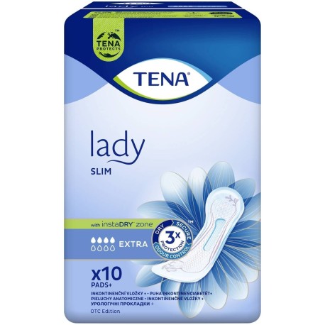 TENA Lady Slim Extra Pieluchy anatomiczne 10 sztuk