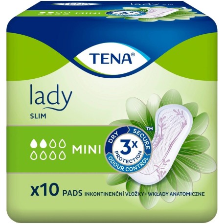 TENA Lady Slim Mini Specjalistyczne podpaski 10 sztuk