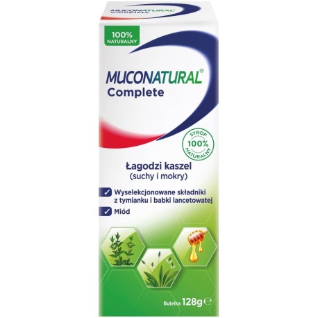 Sanofi Muconatural Complete Wrób medyczny syrop 128 g