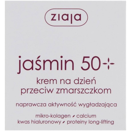 Ziaja Jaśmin 50+ Krem na dzień przeciw zmarszczkom 50 ml