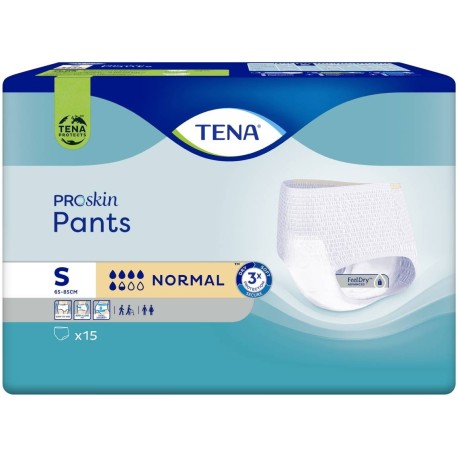 TENA ProSkin Pants Normal Majtki chłonne S 15 sztuk