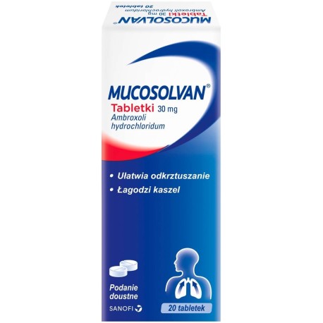 Sanofi Mucosolvan Tabletki 20 sztuk