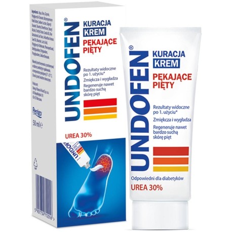 Undofen Kuracja krem pękające pięty 50 ml