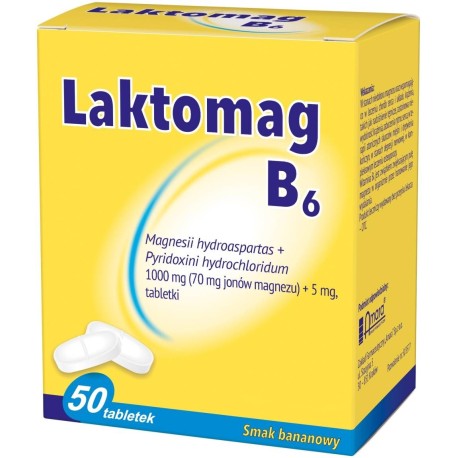 Laktomag B₆ Produkt leczniczy 50 sztuk