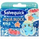 Salvequick Aqua Block Kids Plastry 12 sztuk