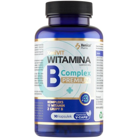 XeniVit Suplement diety witamina B complex premium 41,58 g (90 x 462 mg)