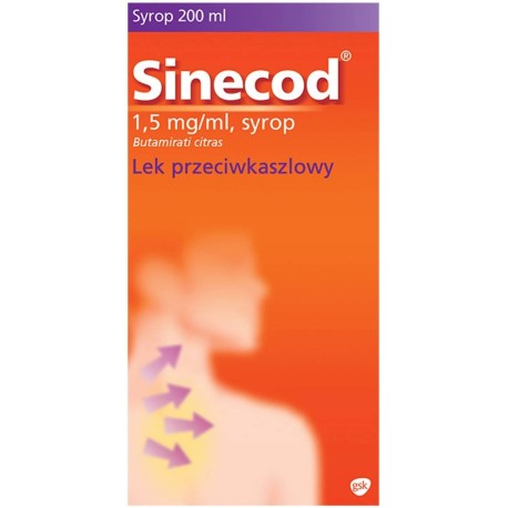 Sinecod Lek przeciwkaszlowy 200 ml