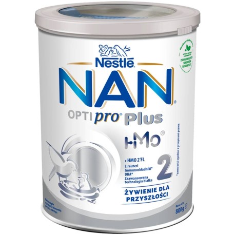 NAN OPTIPRO Plus 2 HMO Mleko następne dla niemowląt powyżej 6. miesiąca 800 g