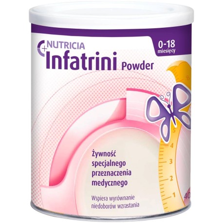 Nutricia Infatrini Powder Żywność specjalnego przeznaczenia medycznego 400 g