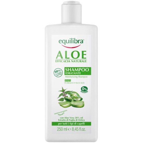 Equilibra Nawilżający aloesowy szampon do włosów 250 ml