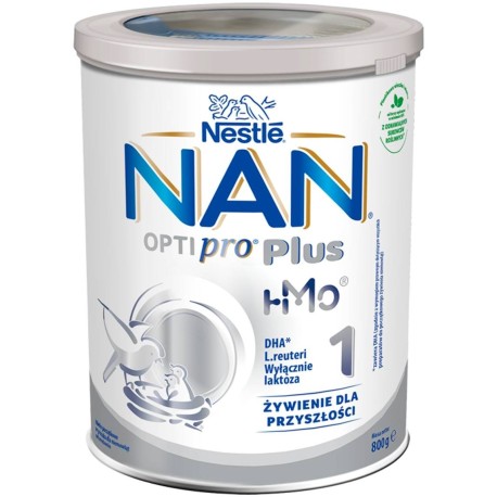 NAN OPTIPRO Plus 1 HMO Mleko początkowe dla niemowląt od urodzenia 800 g